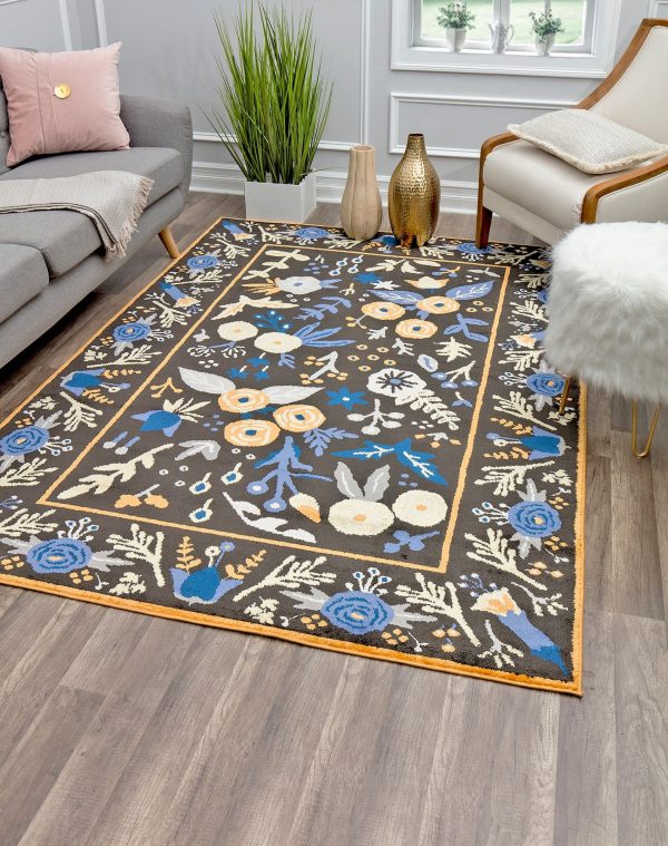 Mason Brooks Valentina VA30B Gardenia Golden Night Area Rug on Sale