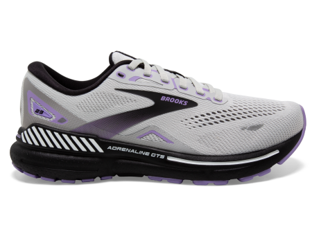 Brooks Adrenaline GTS 23 (D-Width) - Grey Black Purple (Womens) Supply