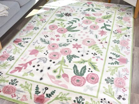 Mason Brooks Valentina VA30C Gardenia Pink Ivory Area Rug Supply