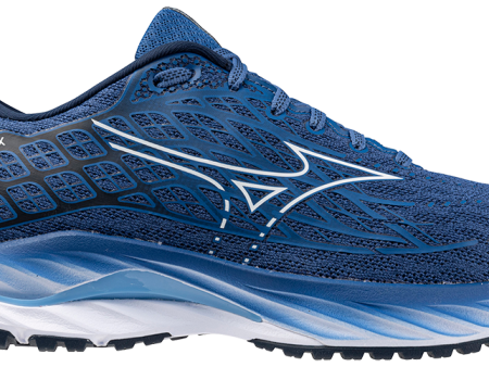 Mizuno Wave Inspire 20 (2E Width) - Navy Black (Mens) For Cheap