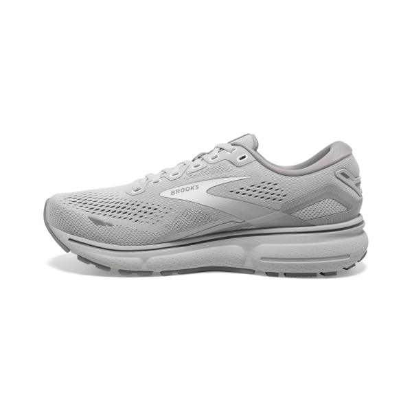 Brooks Ghost 15 (B Width) - Oyster Alloy White (Womens) Discount