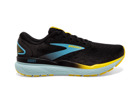 Brooks Ghost 16 (2E Width) - Black Iron Blue (Mens) For Sale