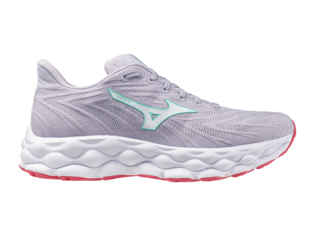 Mizuno Wave Sky 8 (B Width) - Thistle White Camellia Rose (Womens) Sale