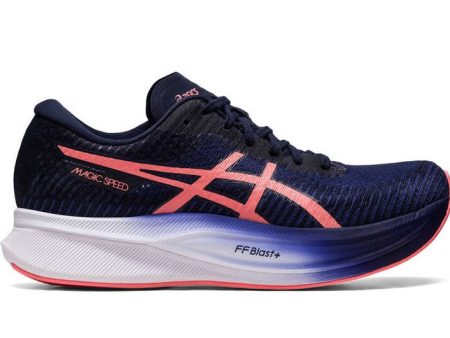 Asics Magic Speed 2 (B Width) - Indigo Blue Papaya (Womens) Sale