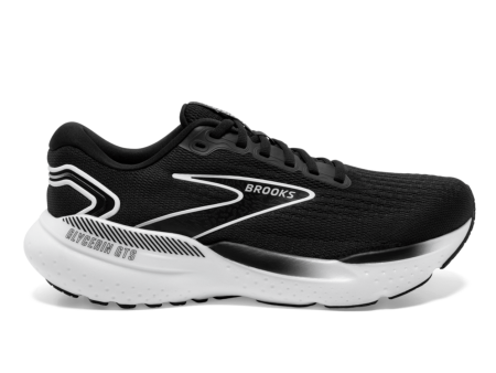 Brooks Glycerin GTS 21 (2E Width) - Black Grey White (Mens) For Discount