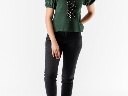 The Chia Blouse - Vine Corduroy Online Hot Sale