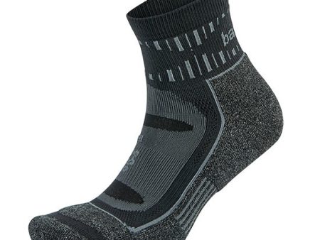 Balega Blister Resist - Grey Black (Quarter Length) Online Sale