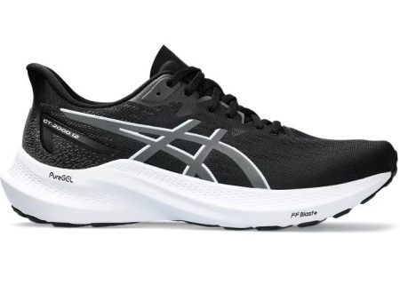 Asics GT-2000 12 (2A Width) - Black Carrier Grey (Womens) Fashion