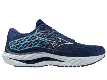 Mizuno Wave Inspire 20 (D Width) - Estate Blue  White  River Blue (Mens) Cheap