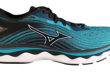 Mizuno Wave Sky 6 (D Width) - Enamel Blue White Black (Mens) Fashion