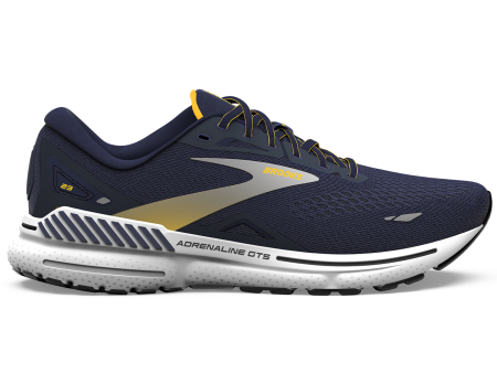 Brooks Adrenaline GTS 23 (D Width) - Navy Saffron White (Mens) Sale