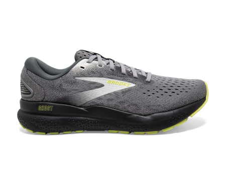 Brooks Ghost 16 (2E Width) - Primer Grey Lime (Mens) Sale