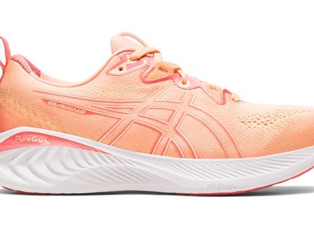 Asics Gel Cumulus 25 (D Width) - Summer Dune Light Orange (Womens) Hot on Sale