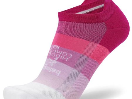 Balega Hidden Comfort Socks - Neon Pink White Fashion