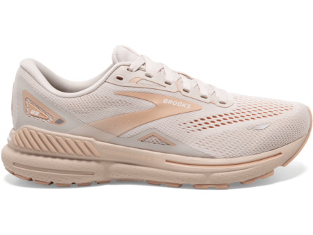 Brooks Adrenaline GTS 23 (B Width) - Crystal Grey White (Womens) Fashion