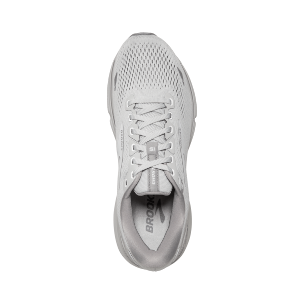 Brooks Ghost 15 (B Width) - Oyster Alloy White (Womens) Discount