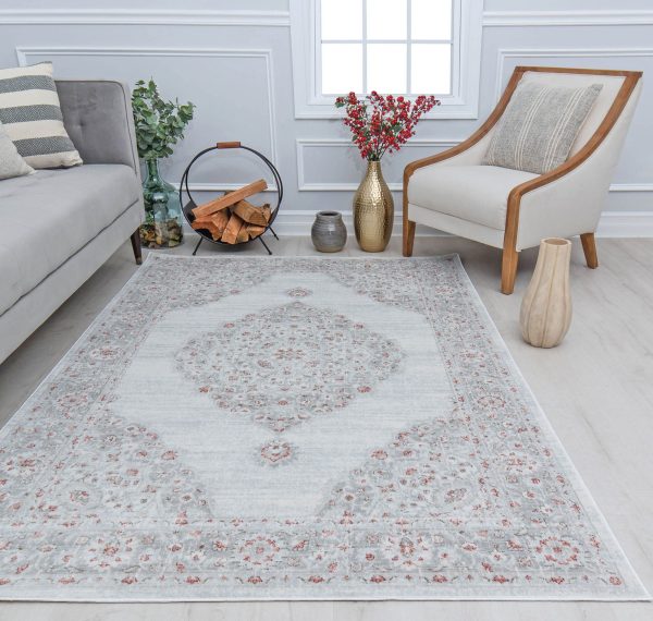 Mason Brooks Samina SM30B Silver Bells Area Rug Fashion