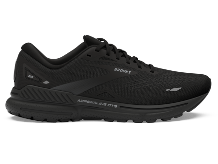 Brooks Adrenaline GTS 23 (D Width) - Black Black Ebony (Womens) Online now