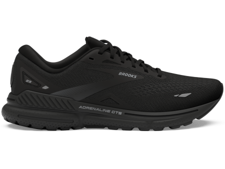 Brooks Adrenaline GTS 23 (D Width) - Black Black Ebony (Mens) For Cheap