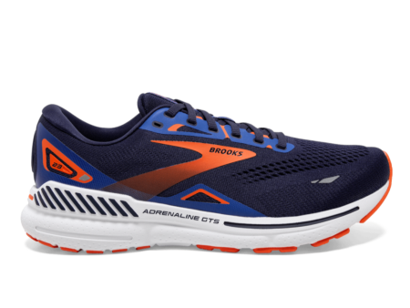 Brooks Adrenaline GTS 23 (D Width) - Peacoat Orange Surf the Web (Mens) Online Hot Sale