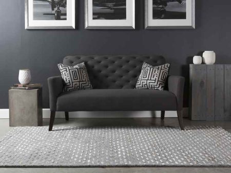 Vendee Solid and Border Gray Area Rug Carpet for Living Room Bedroom or Kitchen For Discount