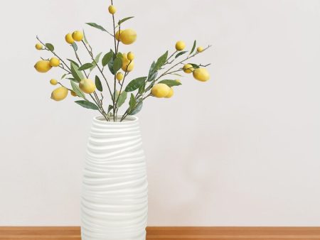 Lesaint Decorative White Ceramic Floor Vase Hot on Sale