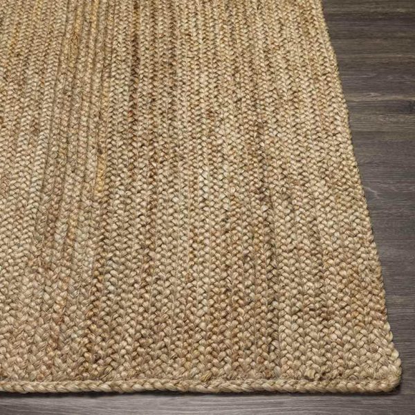 Bigrock 10ft Round Solid and Border Brown Area Rug Carpet for Living Room Bedroom or Kitchen (10  Round) Discount