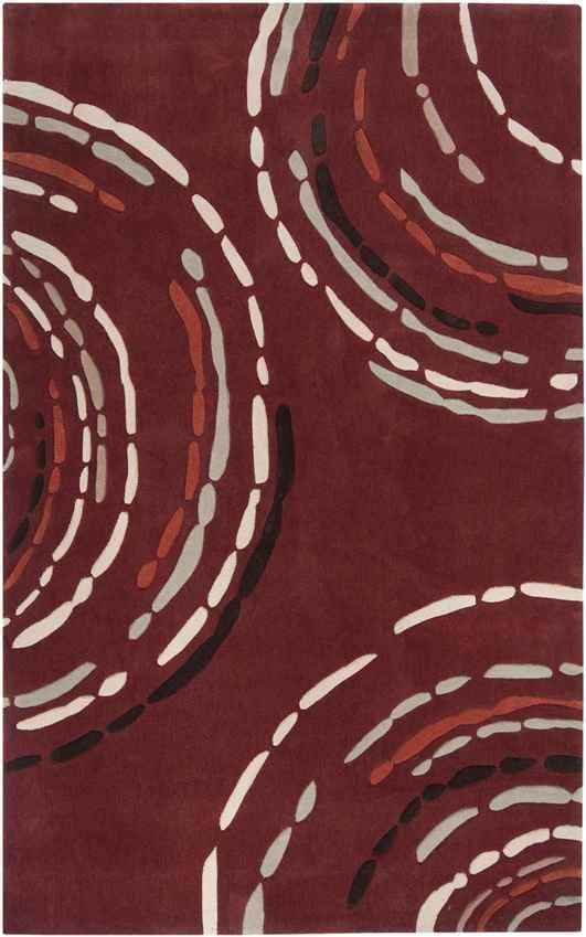 Atlantis 8x10 Modern Red Area Rug Carpet for Living Room Bedroom or Kitchen (8  x 10 ) Discount