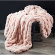 Viako Faux Fur Woven Plush Reversible Throw Online